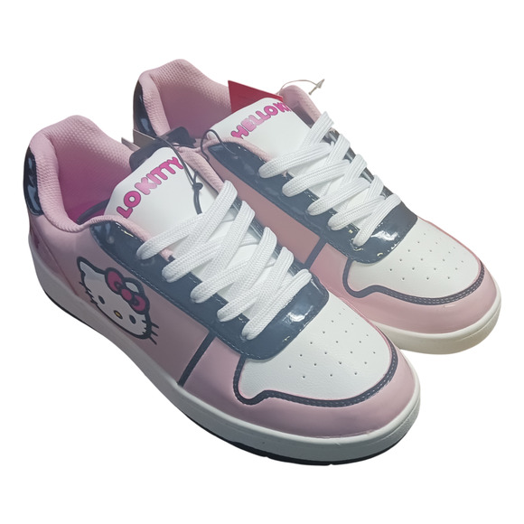 Sanrio Shoes - Hello Kitty Sanrio Women Size 11 Pink Casual Court Lace Up Shoe Sneakers New